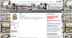 Desktop Screenshot of donbosco-pdg.sch.id